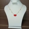 Chaine bisoux rouge